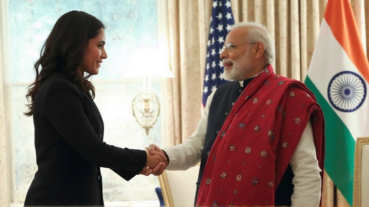 PM Modi Engages with US Intelligence Chief Tulsi Gabbard on Counter-Terrorism and Cybersecurity