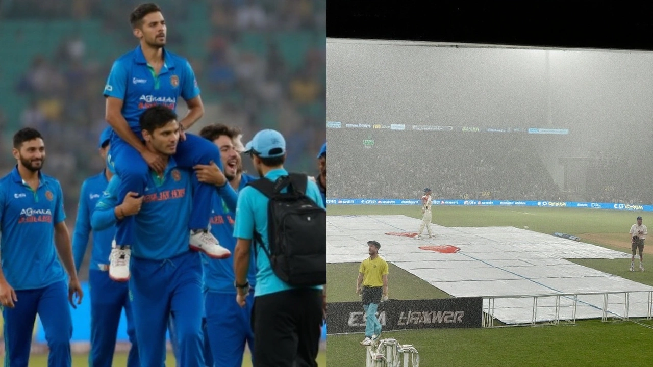 Champions Trophy 2025: Rain stalls Afghanistan’s charge as Australia lock in semi-final spot in Lahore