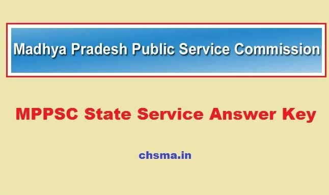 MPPSC State Service Pre Answer Key 2018
